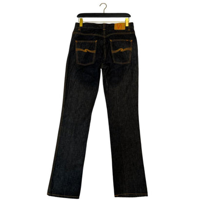 Nudie Jeans Black Cotton Men Jeans