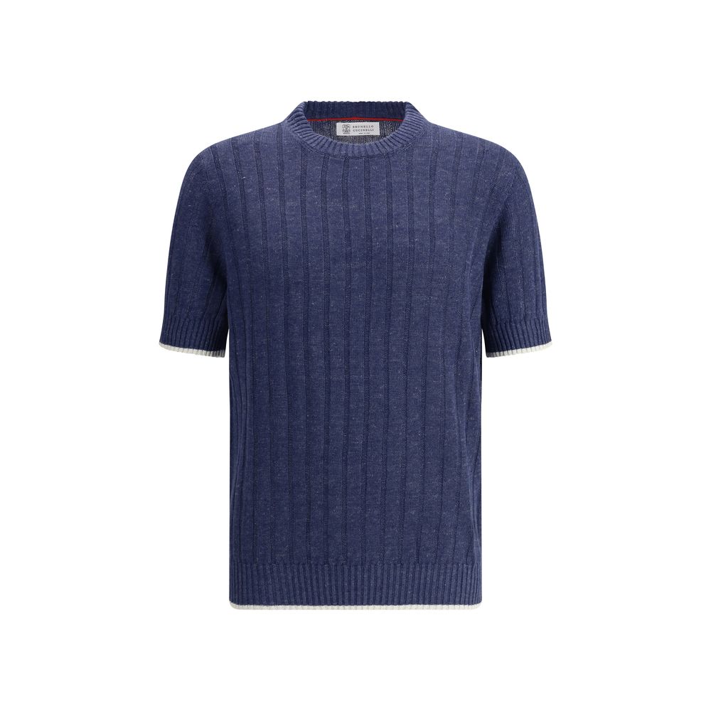 Brunello Cucinelli Ribbed T-Shirt