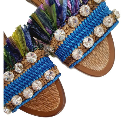 Dolce & Gabbana Multicolor Lambskin Women Sandal