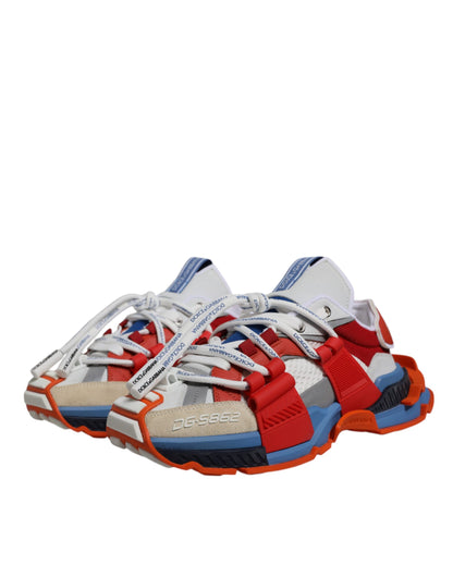 Dolce & Gabbana Multicolor Panelled Space Men Sneakers Shoes