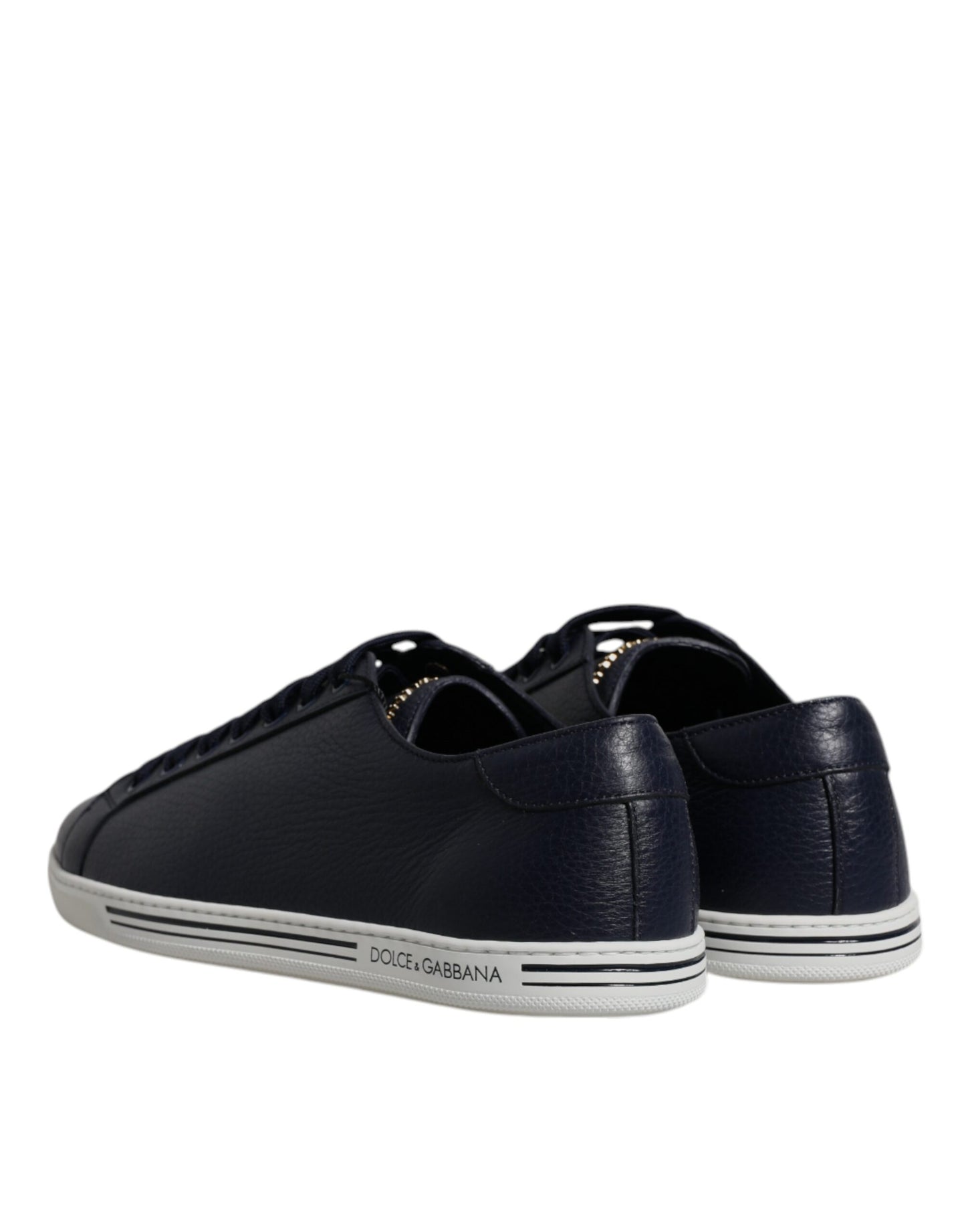 Dolce & Gabbana Black Low Top Men Saint Tropez Sneakers Shoes