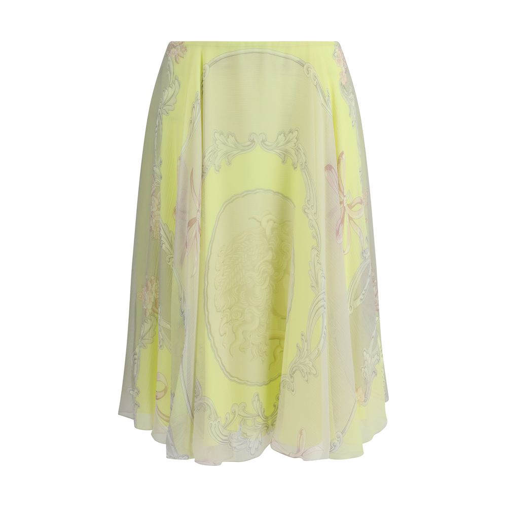 Versace Medusa Midi Skirt