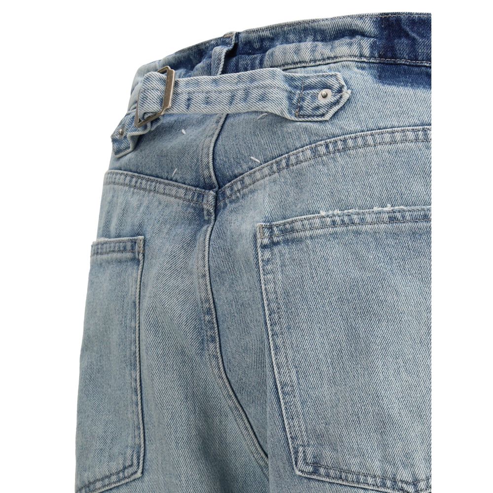 Margiela Jeans with back cinch strap