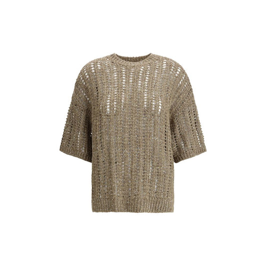 Brunello Cucinelli Sweater in perforated knit