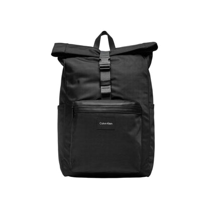 Calvin Klein Black Recycled Polyester Backpack