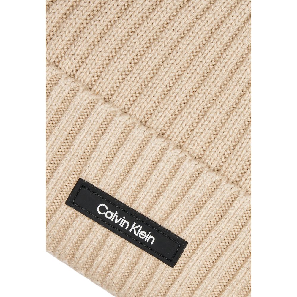 Calvin Klein Beige Organic Cotton Hats & Cap