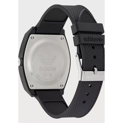 Adidas Black Silicone Watch