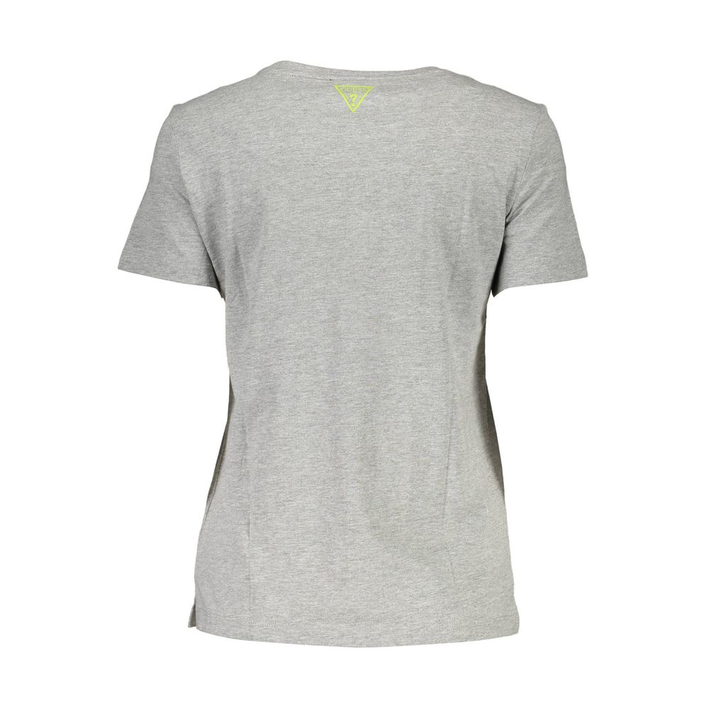 Guess Jeans Gray Cotton Women T-Shirt