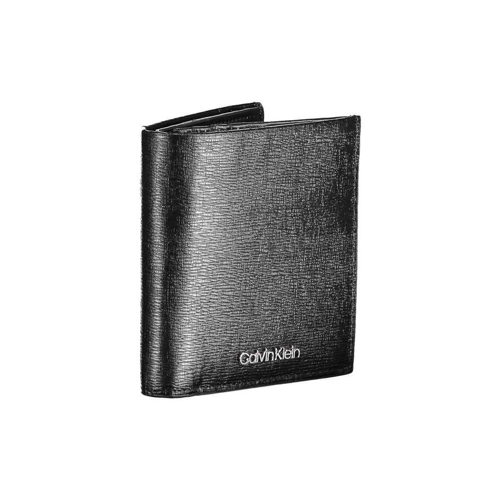 Calvin Klein Black Leather Mens Wallet