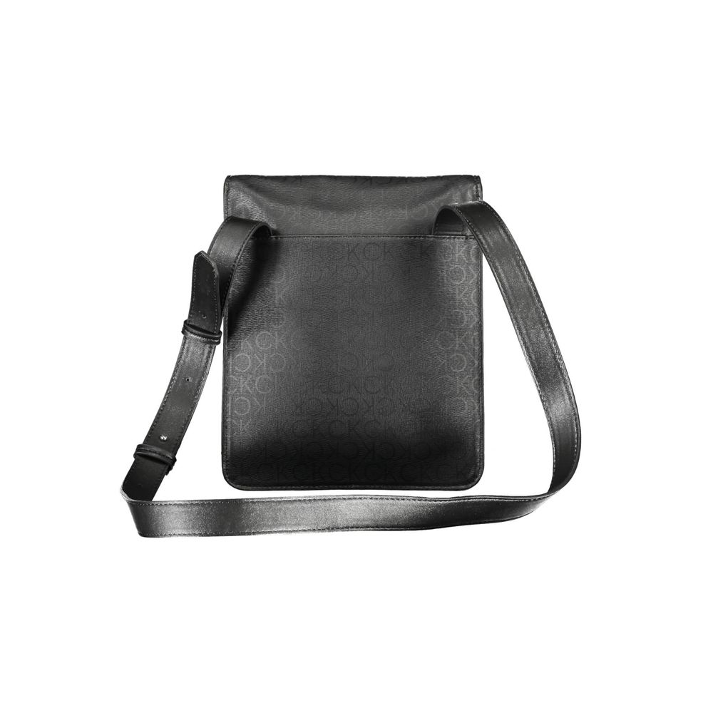 Calvin Klein Black Polyester Men Shoulder Bag