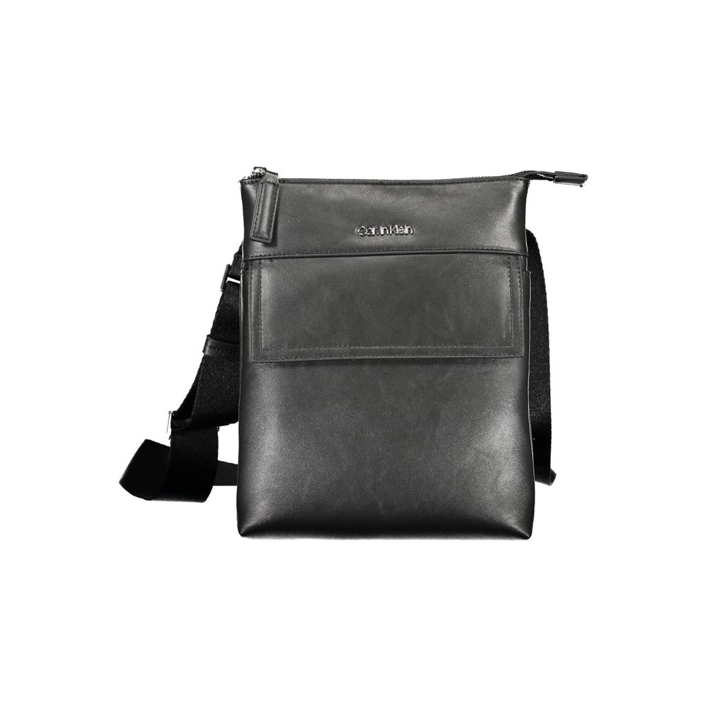 Calvin Klein Black Polyester Men Shoulder Bag