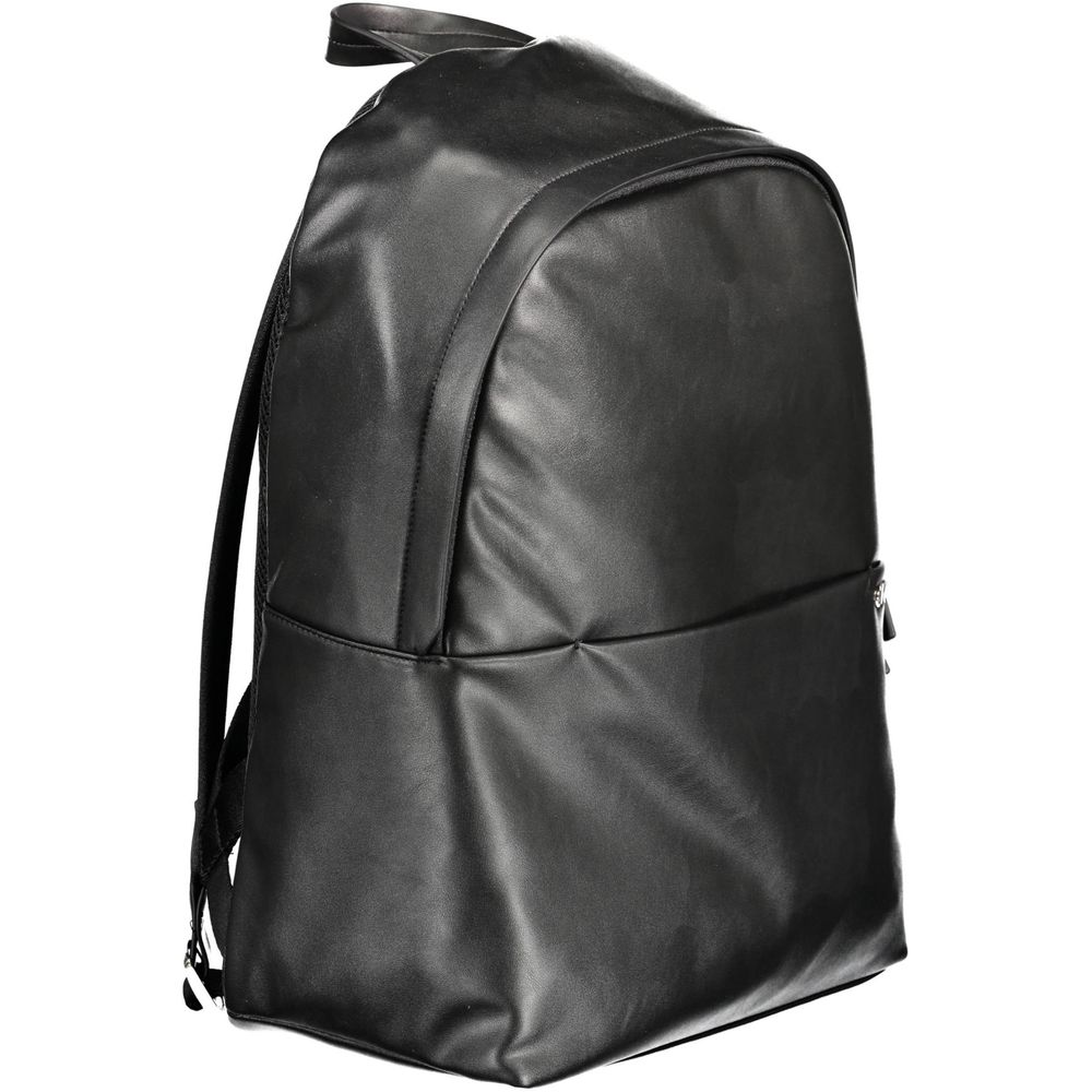 Calvin Klein Black Polyester Men Backpack