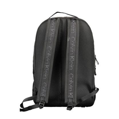 Calvin Klein Black Polyester Men Backpack