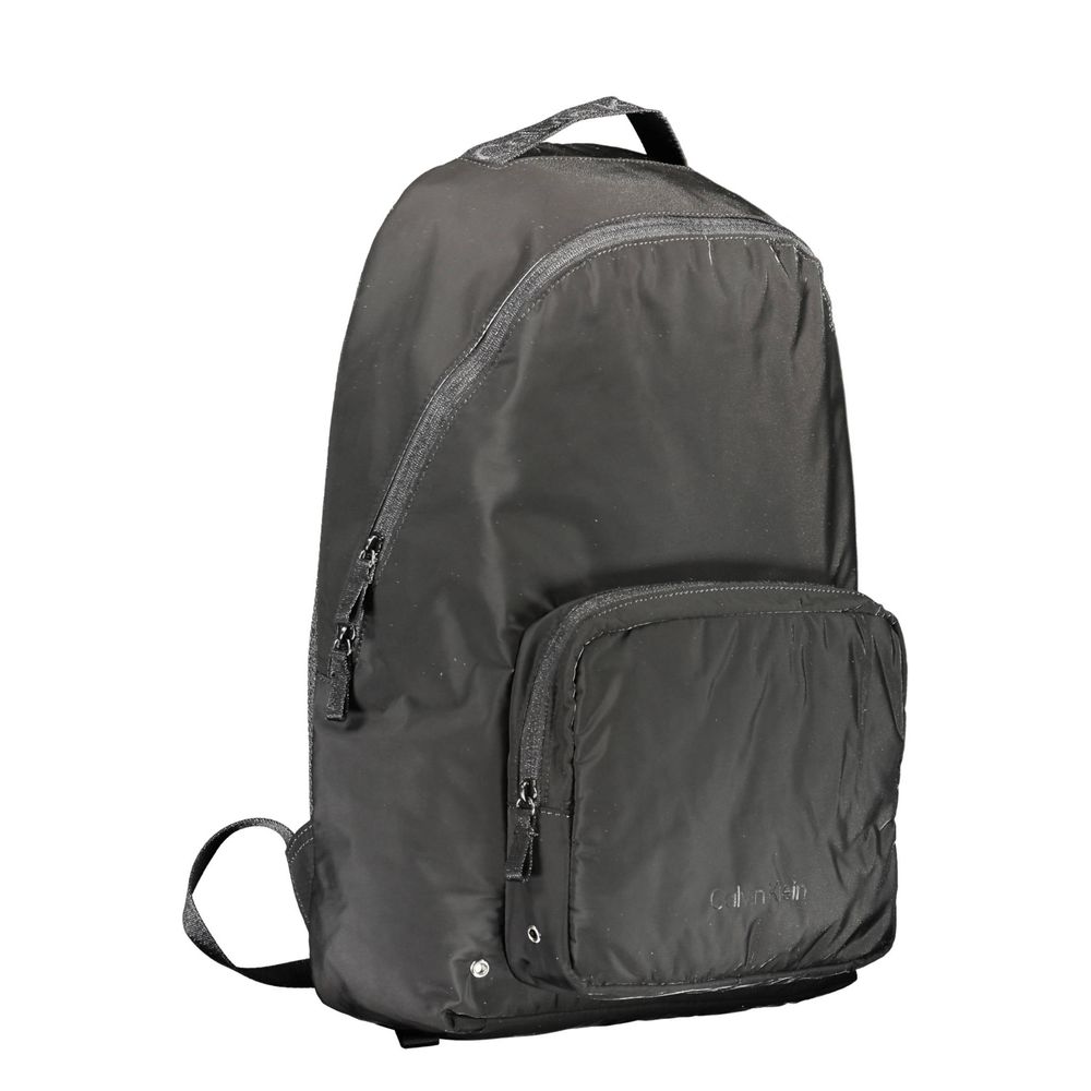 Calvin Klein Black Polyester Men Backpack