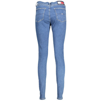 Tommy Hilfiger Blue Cotton Women's Skinny Jean