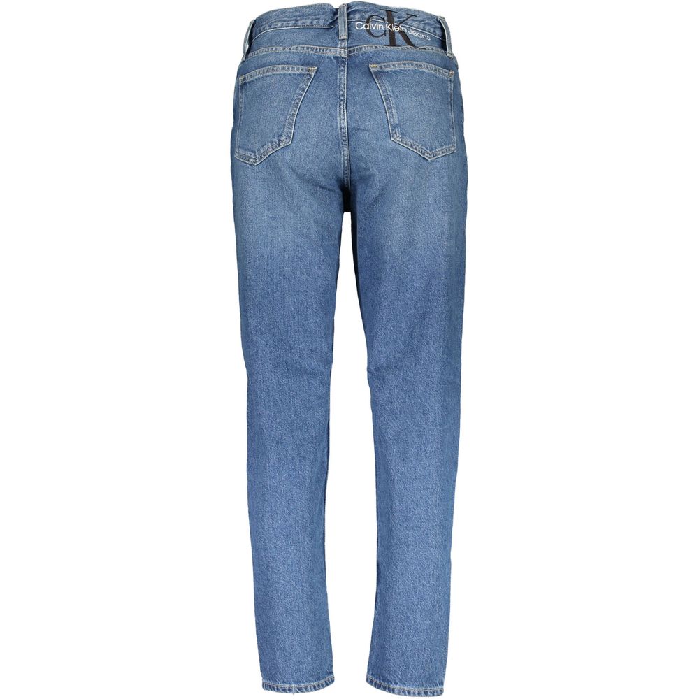 Calvin Klein Blue Cotton Women Jeans