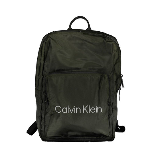 Calvin Klein Green Polyester Men Backpack