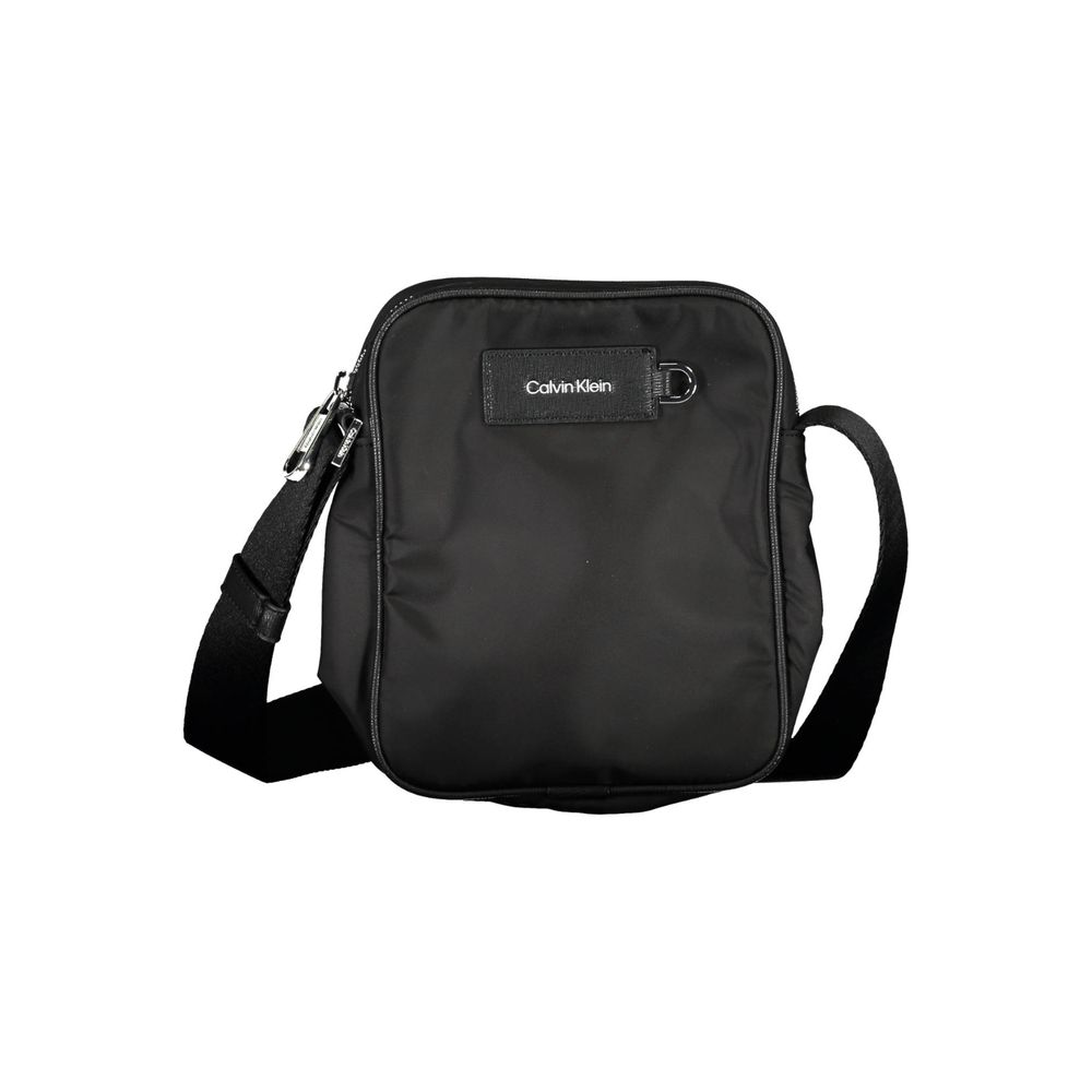 Calvin Klein Black Polyester Men Shoulder Bag