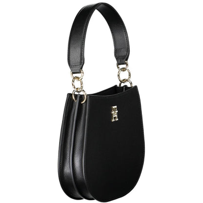 Tommy Hilfiger Black Polyester Women Handbag