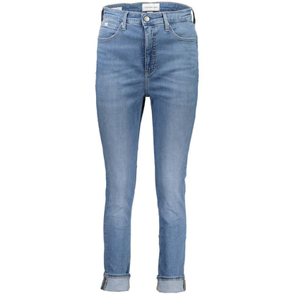 Calvin Klein Light Blue Cotton Women Jeans