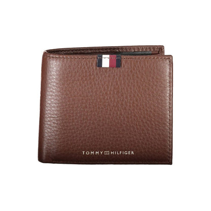 Tommy Hilfiger Brown Leather Men Wallet