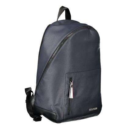 Tommy Hilfiger Blue Polyethylene Men Backpack