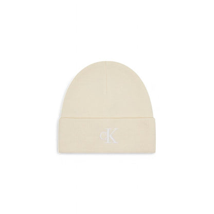 Calvin Klein Cream Recycled Polyester Hat