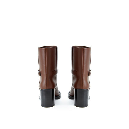 Burberry Brown Leather Boot