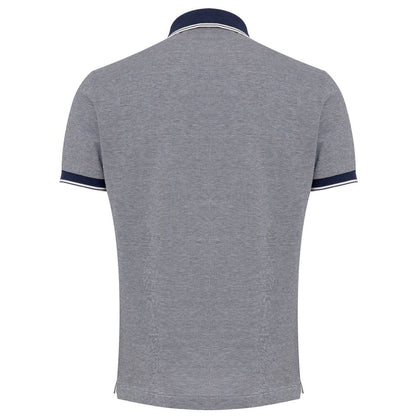 Canali Blue Cotton Polo Shirt