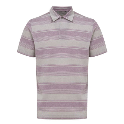 Canali Gray Cotton Polo Shirt