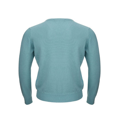 Gran Sasso Turquoise Cashmere Sweater Elegance