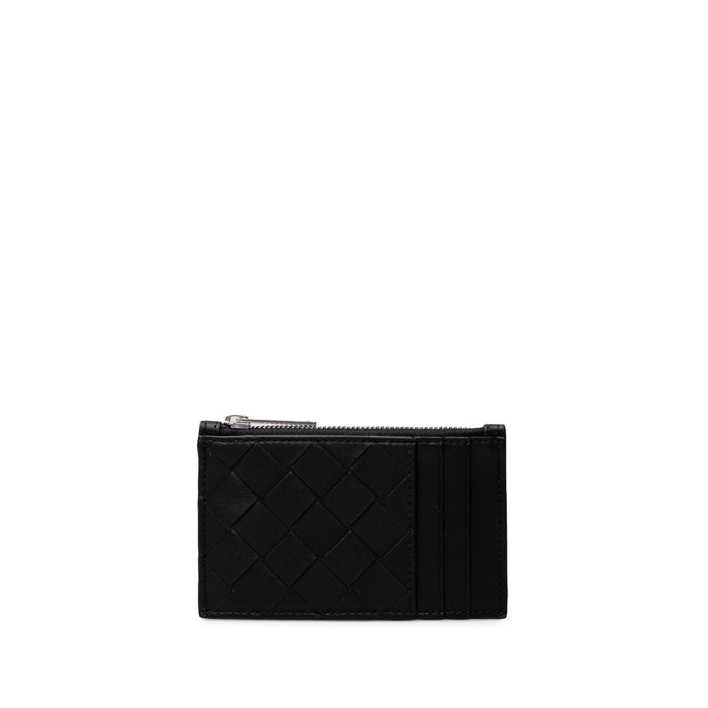 Bottega Veneta Black Leather Wallet