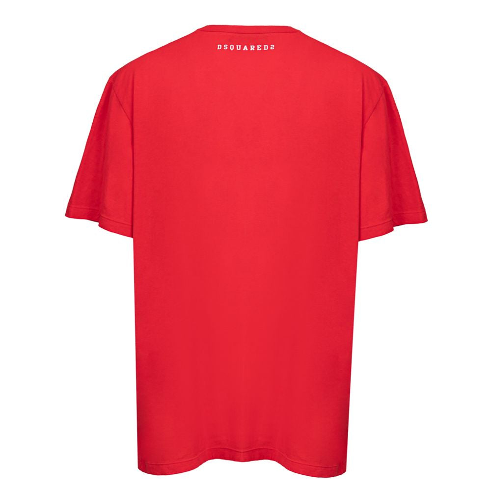 Dsquared² Red Cotton T-Shirt