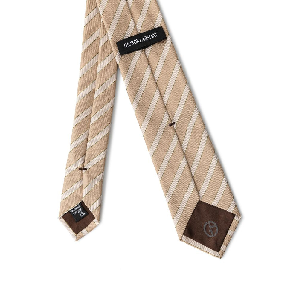 Giorgio Armani Gold Silk Ties & Bowty