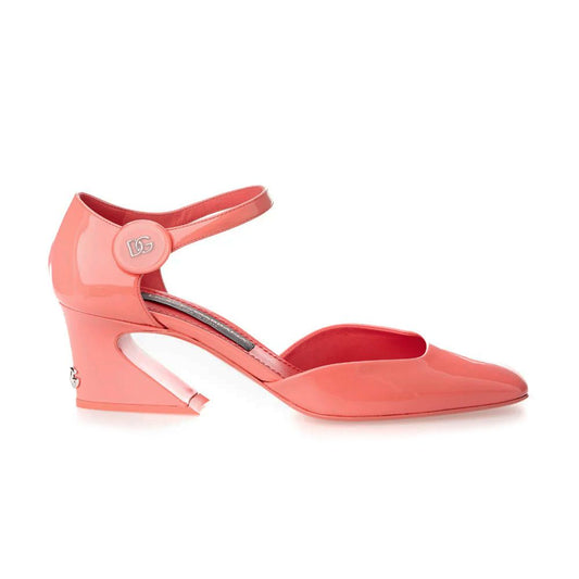 Dolce & Gabbana Pink Calfskin Women Pump