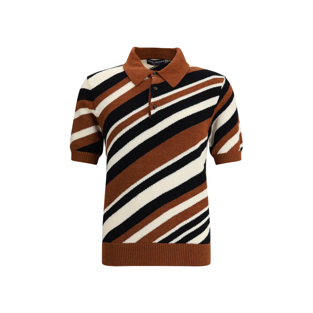 Dolce & Gabbana Striped Polo Shirt