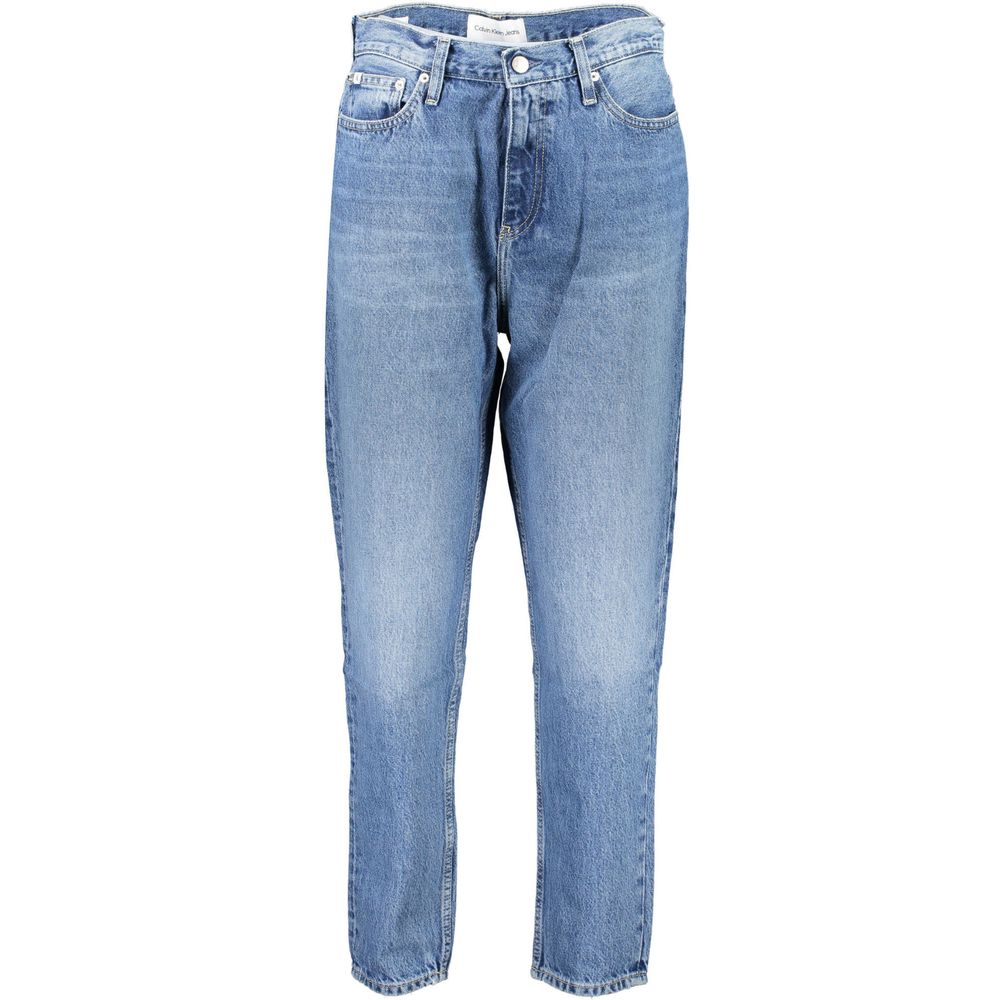 Calvin Klein Light Blue Cotton Jeans & Pant