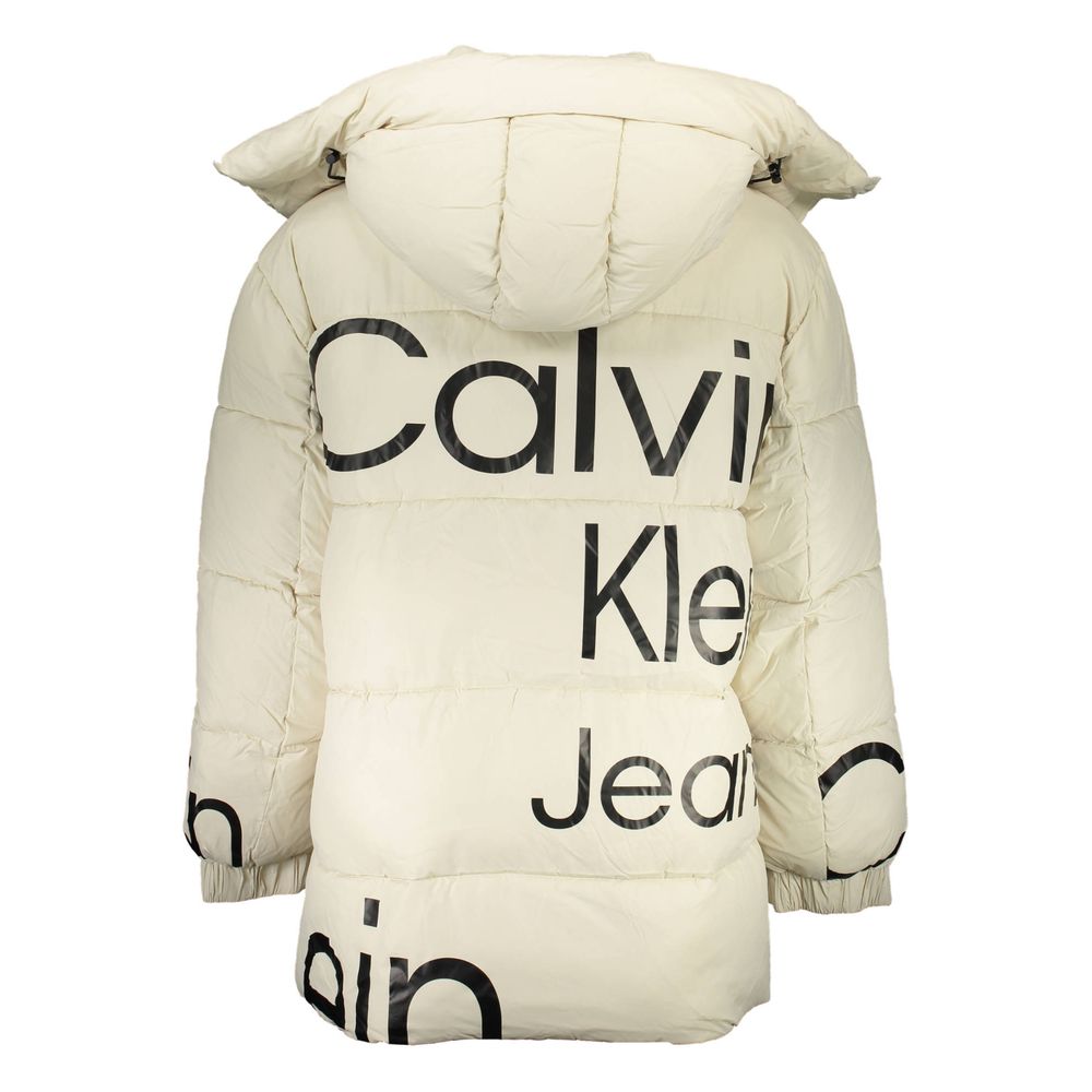 Calvin Klein Beige Polyester Men Jacket