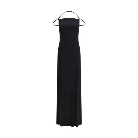 Marine Serre Long Dress with neckline on the back