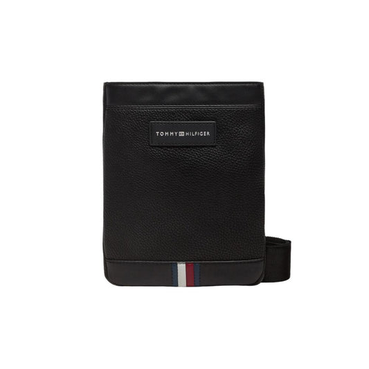 Tommy Hilfiger Black Polyethylene Messenger Bag