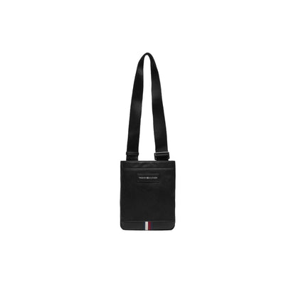 Tommy Hilfiger Black Polyethylene Messenger Bag