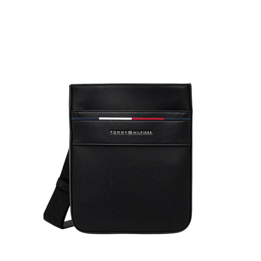 Tommy Hilfiger Black Polyethylene Messenger Bag