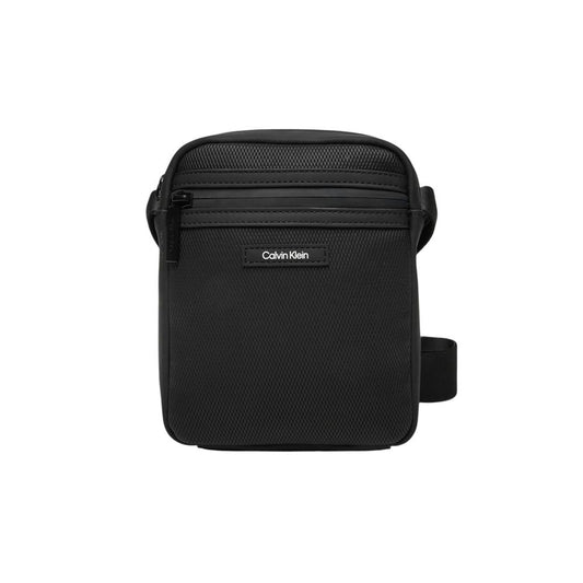 Calvin Klein Black Polyethylene Messenger Bag