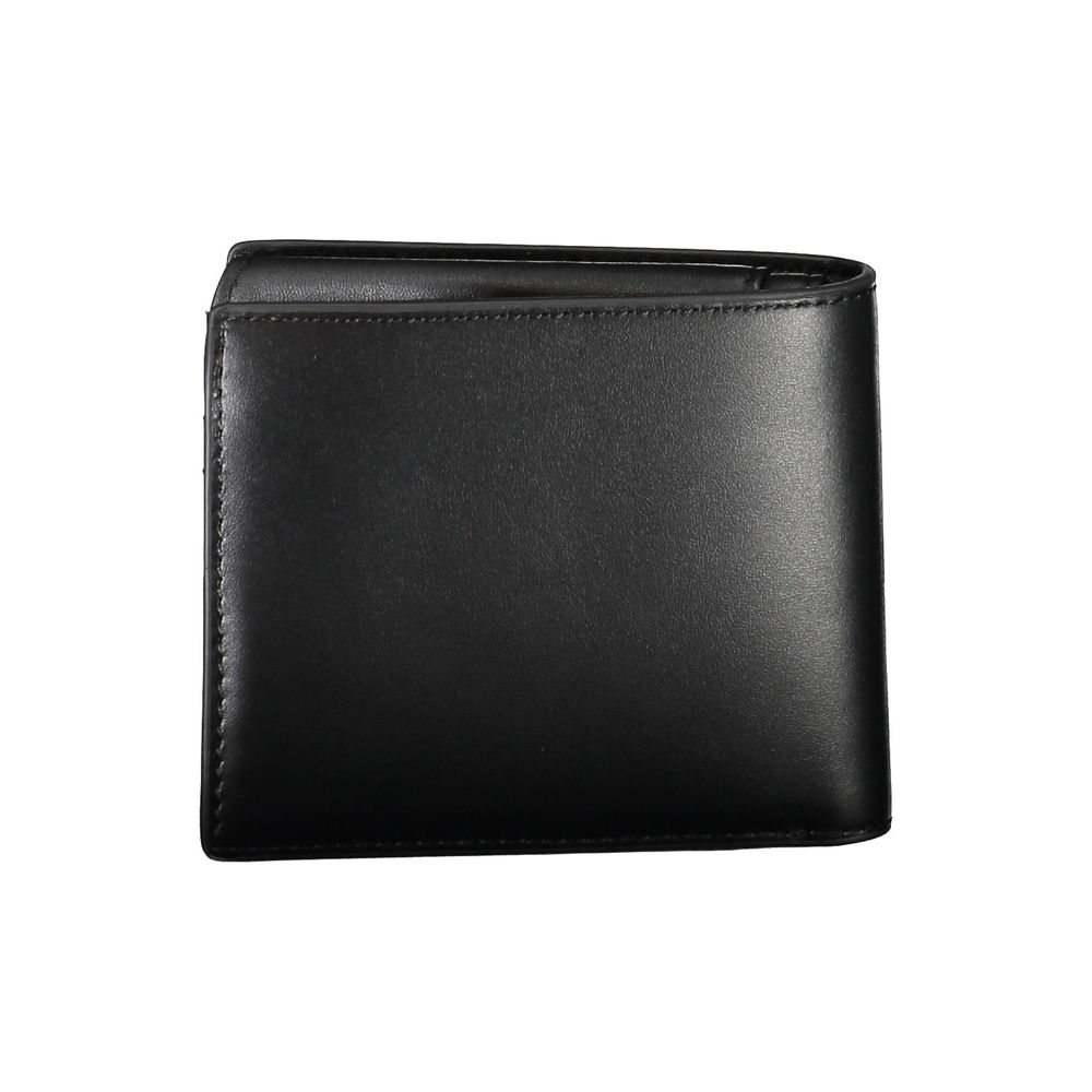 Tommy Hilfiger Black Leather Men Wallet