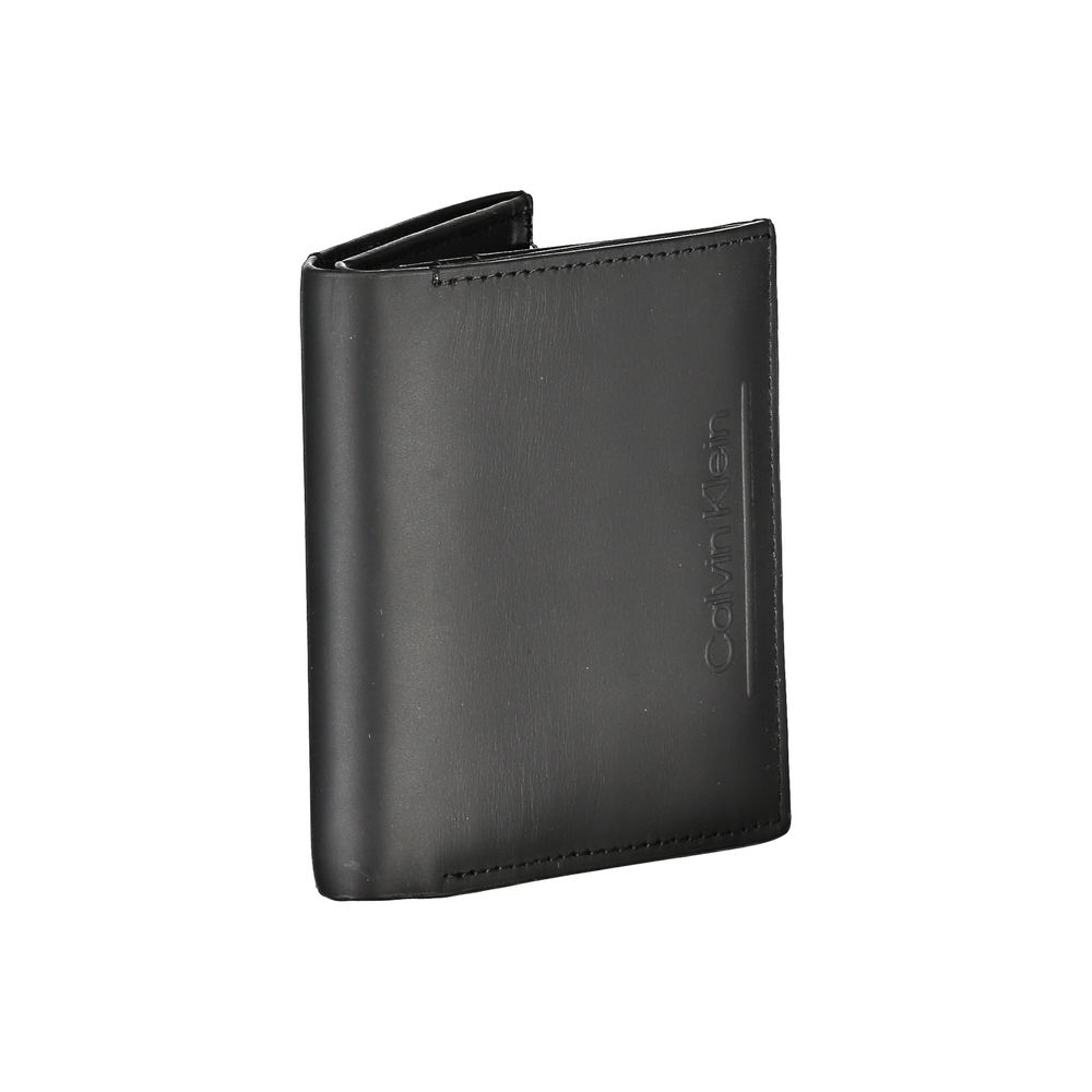 Calvin Klein Sleek Dual Compartment Leather Wallet