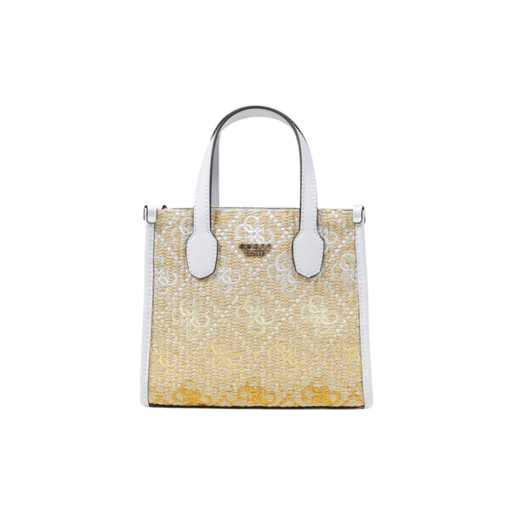 Guess White Polypropylene Handbag