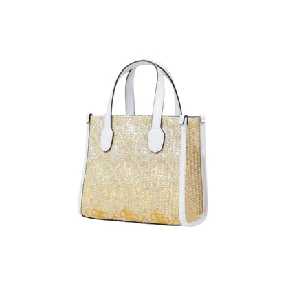 Guess White Polypropylene Handbag