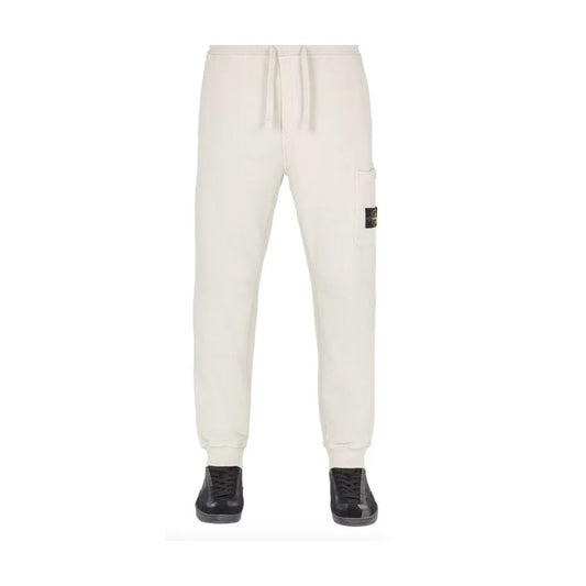 Stone Island Beige Cotton Men's Track Pant