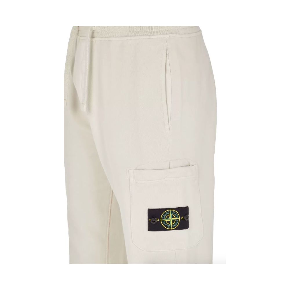 Stone Island Beige Cotton Men's Track Pant