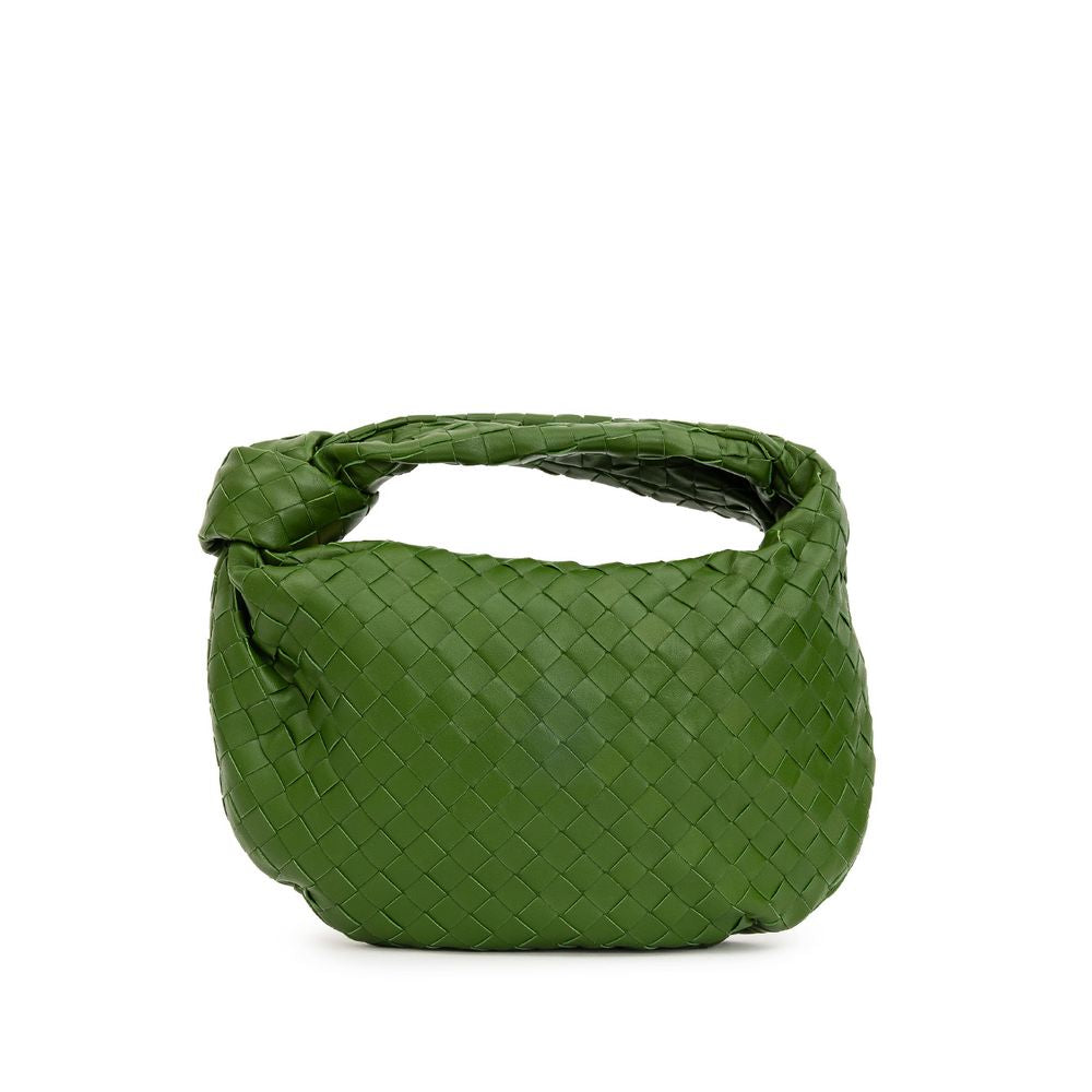 Bottega Veneta Green Leather Handbag